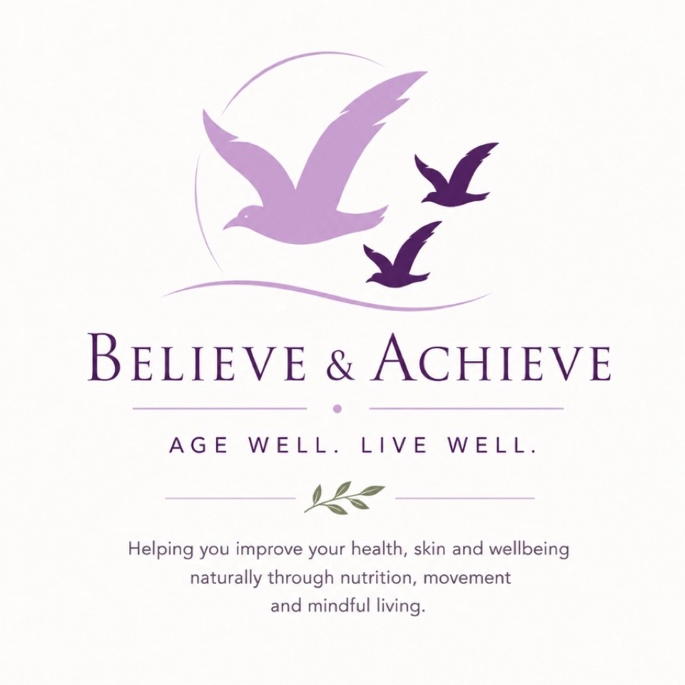 Believe & Achieve logo- Age Well. Live Well.